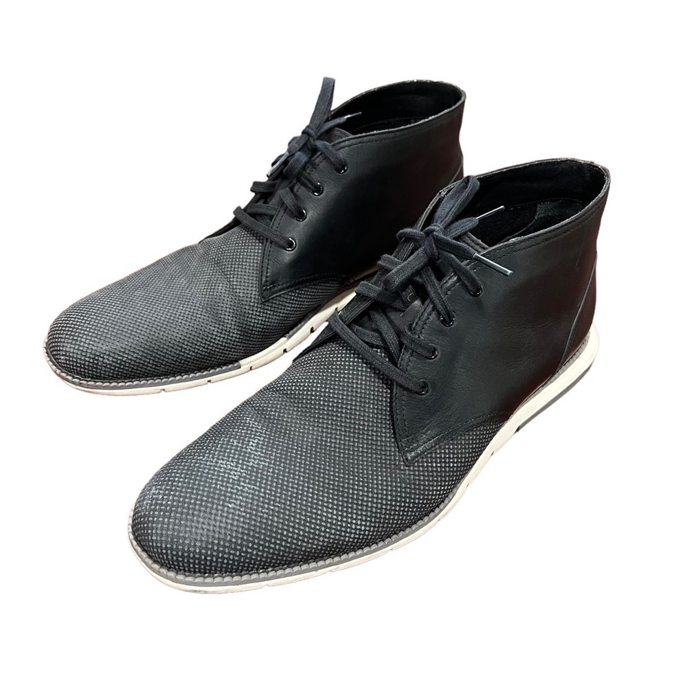 Cole Haan Grand OS Men's Leater Upper Black Boat Shoe Size 11.5 M